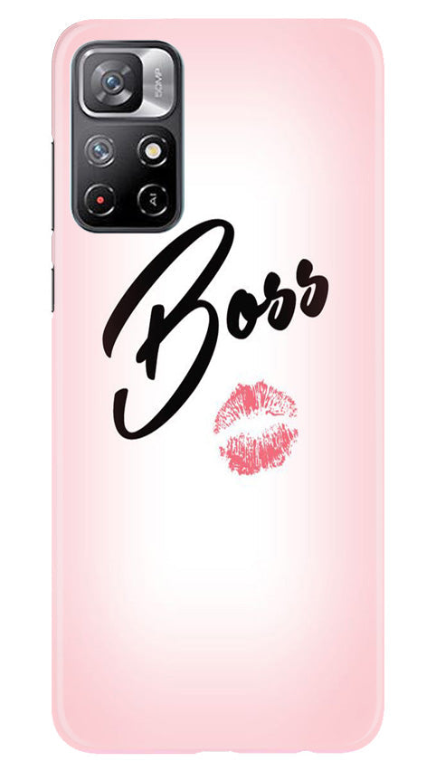 Boss Mobile Back Case for Redmi Note 11 (Design - 59) Boss Case for Redmi Note 11