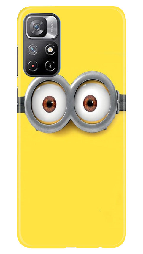 Minions Mobile Back Case for Redmi Note 11 (Design - 128) Minions Case for Redmi Note 11 (Design - 128)