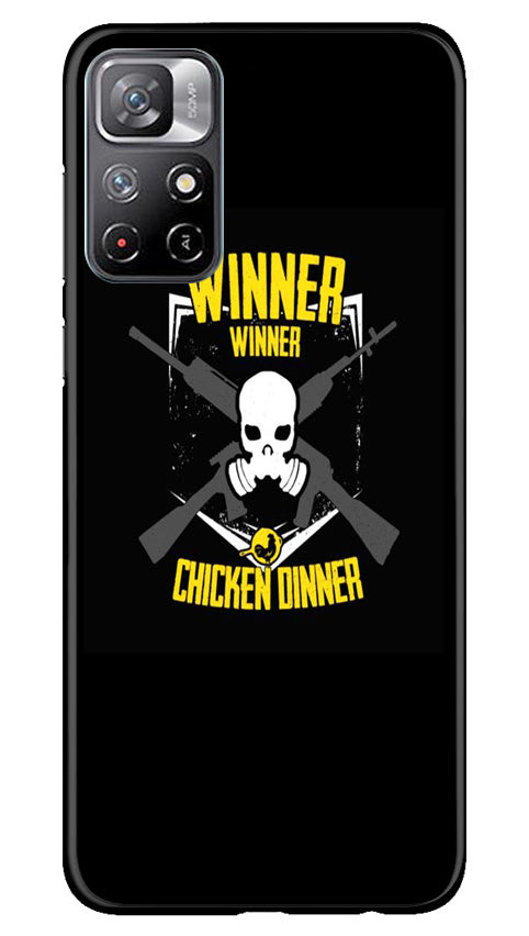 Winner Winner Chicken Dinner Mobile Back Case for Redmi Note 11 (Design - 147) Winner Winner Chicken Dinner Case for Redmi Note 11 (Design - 147)