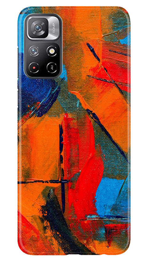 Modern Art Mobile Back Case for Redmi Note 11 (Design - 205) Modern Art Case for Redmi Note 11 (Design No. 205)