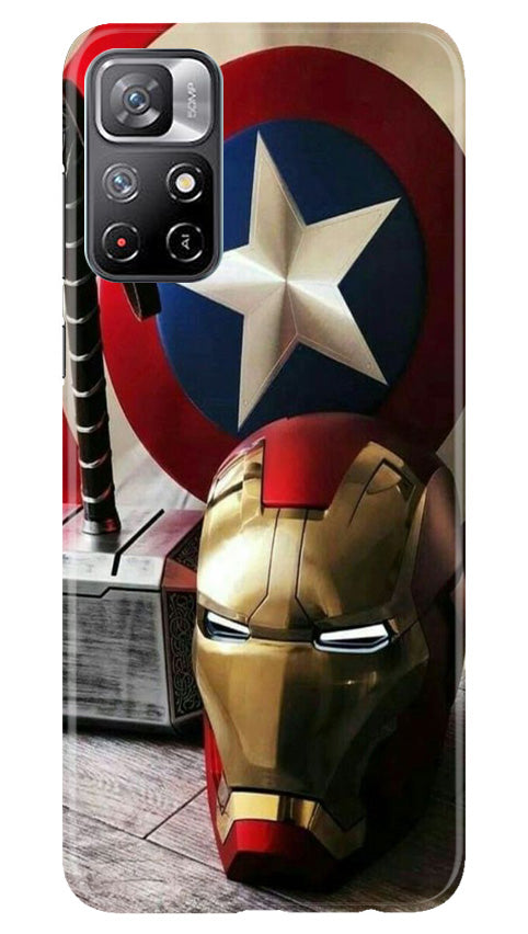Captain America Shield Mobile Back Case for Redmi Note 11 (Design - 222) Captain America Shield Case for Redmi Note 11 (Design No. 222)