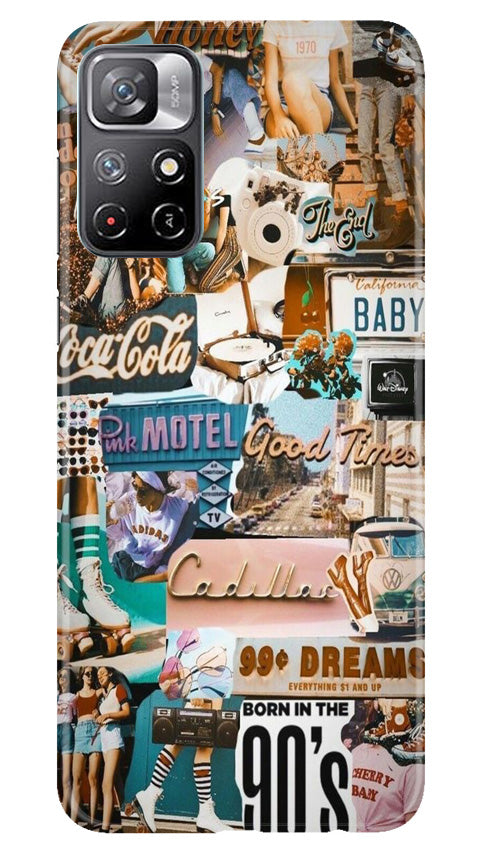 Cute Kid Couple Mobile Back Case for Redmi Note 11 (Design 252