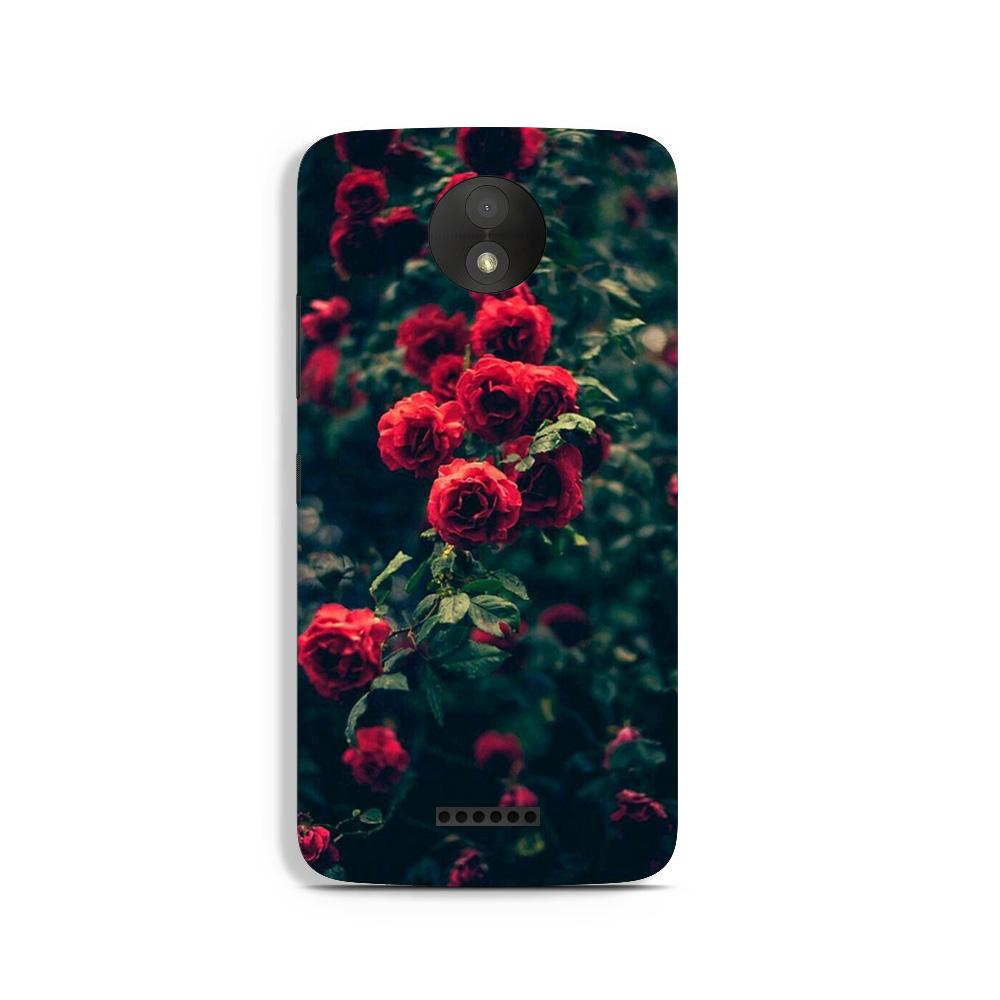 Red Rose Case for Moto C Red Rose Case for Moto C