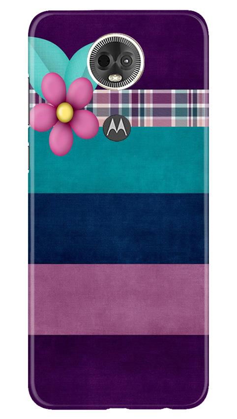 Purple Blue Mobile Back Case for Moto E5 Plus (Design - 37) Purple Blue Case for Moto E5 Plus