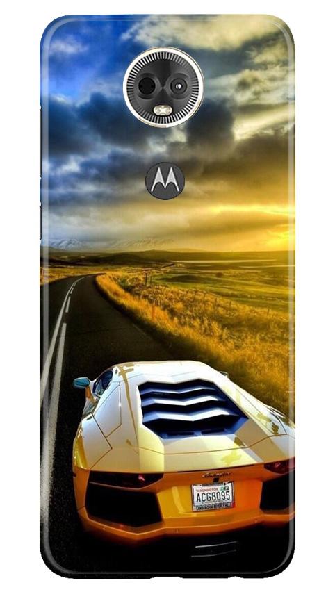 Car lovers Mobile Back Case for Moto E5 Plus (Design - 46) Car lovers Case for Moto E5 Plus