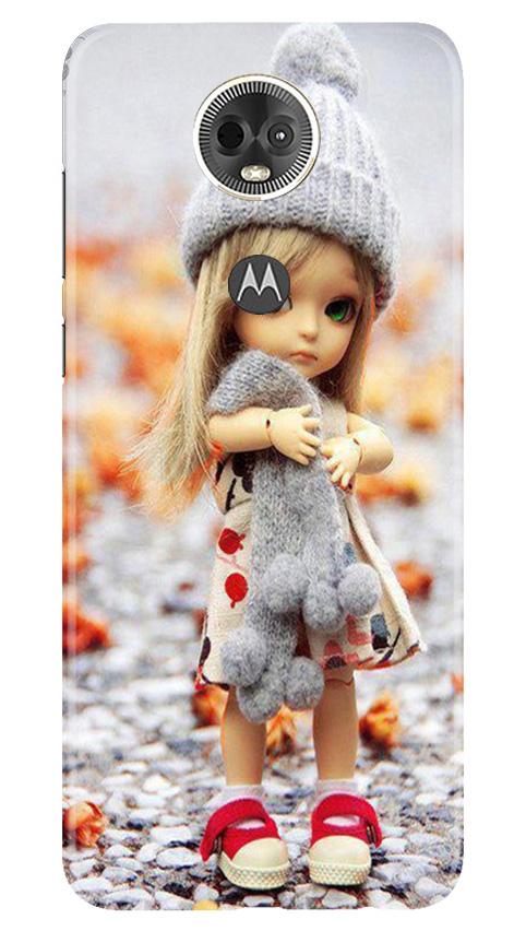 Cute Doll Mobile Back Case for Moto E5 Plus (Design - 93) Cute Doll Case for Moto E5 Plus