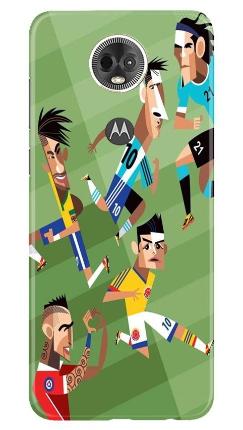 Football Mobile Back Case for Moto E5 Plus (Design - 166) Football Case for Moto E5 Plus (Design - 166)