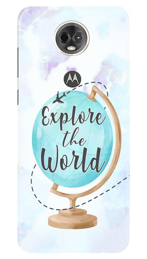 Explore the World Mobile Back Case for Moto E5 Plus (Design - 207) Explore the World Case for Moto E5 Plus (Design No. 207)