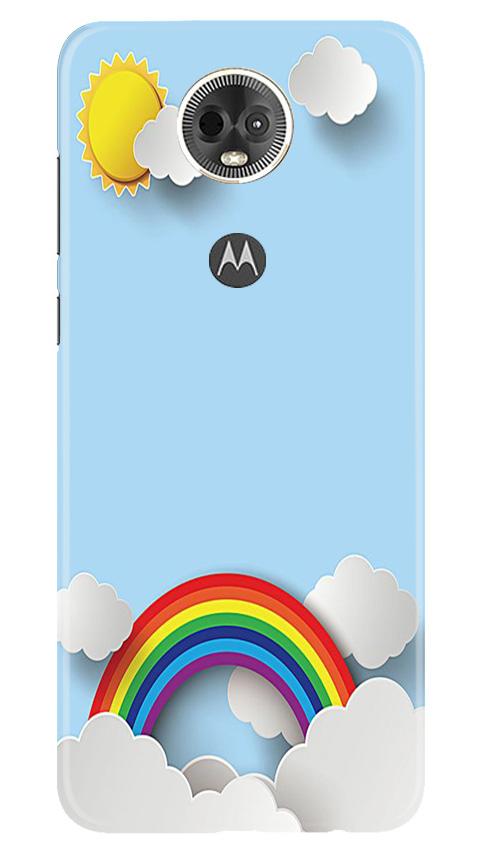 Rainbow Mobile Back Case for Moto E5 Plus (Design - 225) Rainbow Case for Moto E5 Plus (Design No. 225)