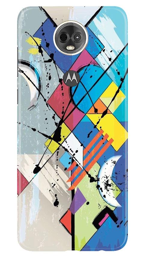 Modern Art Mobile Back Case for Moto E5 Plus (Design - 235) Modern Art Case for Moto E5 Plus (Design No. 235)