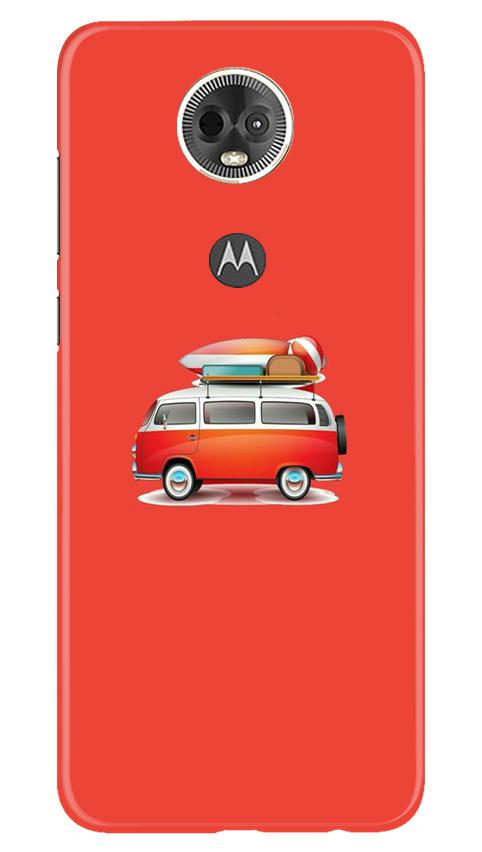 Travel Bus Mobile Back Case for Moto E5 Plus (Design - 258) Travel Bus Case for Moto E5 Plus (Design No. 258)