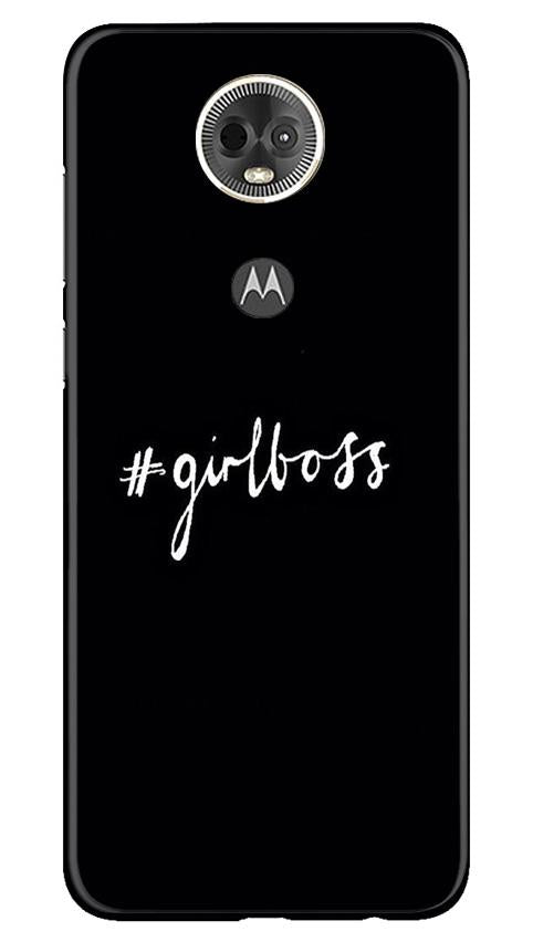 #GirlBoss Mobile Back Case for Moto E5 Plus (Design - 266) #GirlBoss Case for Moto E5 Plus (Design No. 266)