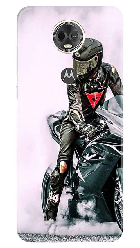 Biker Mobile Back Case for Moto E5 Plus (Design - 383) Biker Mobile Back Case for Moto E5 Plus (Design - 383)