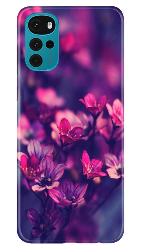 flowers Mobile Back Case for Moto G22 (Design - 25) flowers Case for Moto G22