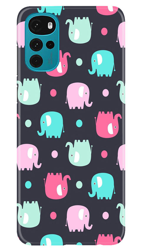 Elephant Baground Mobile Back Case for Moto G22 (Design - 44) Elephant Baground Case for Moto G22