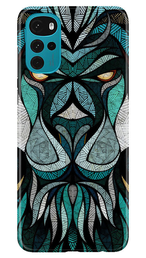 Lion Mobile Back Case for Moto G22 (Design - 97) Lion Case for Moto G22