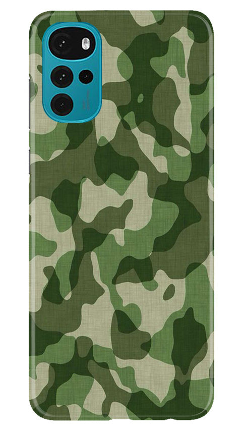 Army Camouflage Mobile Back Case for Moto G22 (Design - 106) Army Camouflage Case for Moto G22 (Design - 106)