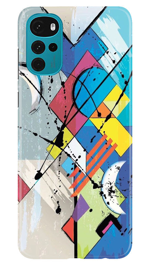 Modern Art Mobile Back Case for Moto G22 (Design - 203) Modern Art Case for Moto G22 (Design No. 203)