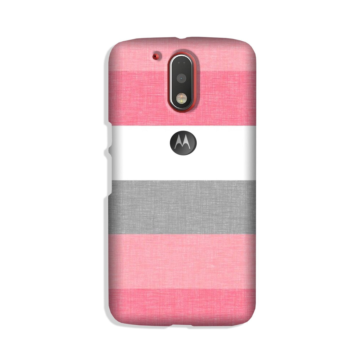 Pink white pattern Case for Moto G4 Plus Pink white pattern Case for Moto G4 Plus