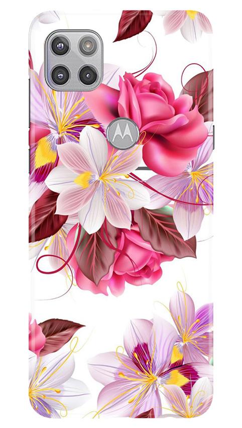 Beautiful flowers Mobile Back Case for Moto G 5G (Design - 23) Beautiful flowers Case for Moto G 5G