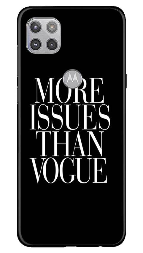 More Issues than Vague Mobile Back Case for Moto G 5G (Design - 74) More Issues than Vague Case for Moto G 5G