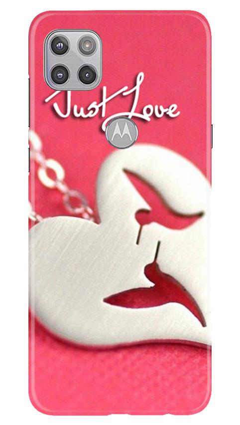 Just love Mobile Back Case for Moto G 5G (Design - 88) Just love Case for Moto G 5G