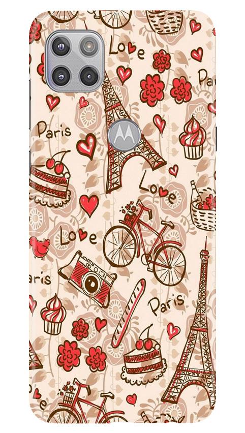 Love Paris Mobile Back Case for Moto G 5G (Design - 103) Love Paris Case for Moto G 5G (Design - 103)