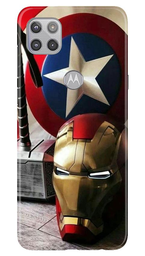 Ironman Captain America Mobile Back Case for Moto G 5G (Design - 254) Ironman Captain America Case for Moto G 5G (Design No. 254)