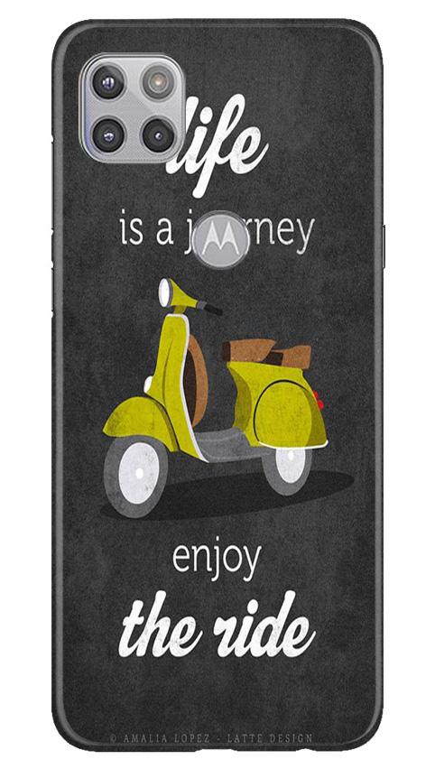 Life is a Journey Mobile Back Case for Moto G 5G (Design - 261) Life is a Journey Case for Moto G 5G (Design No. 261)
