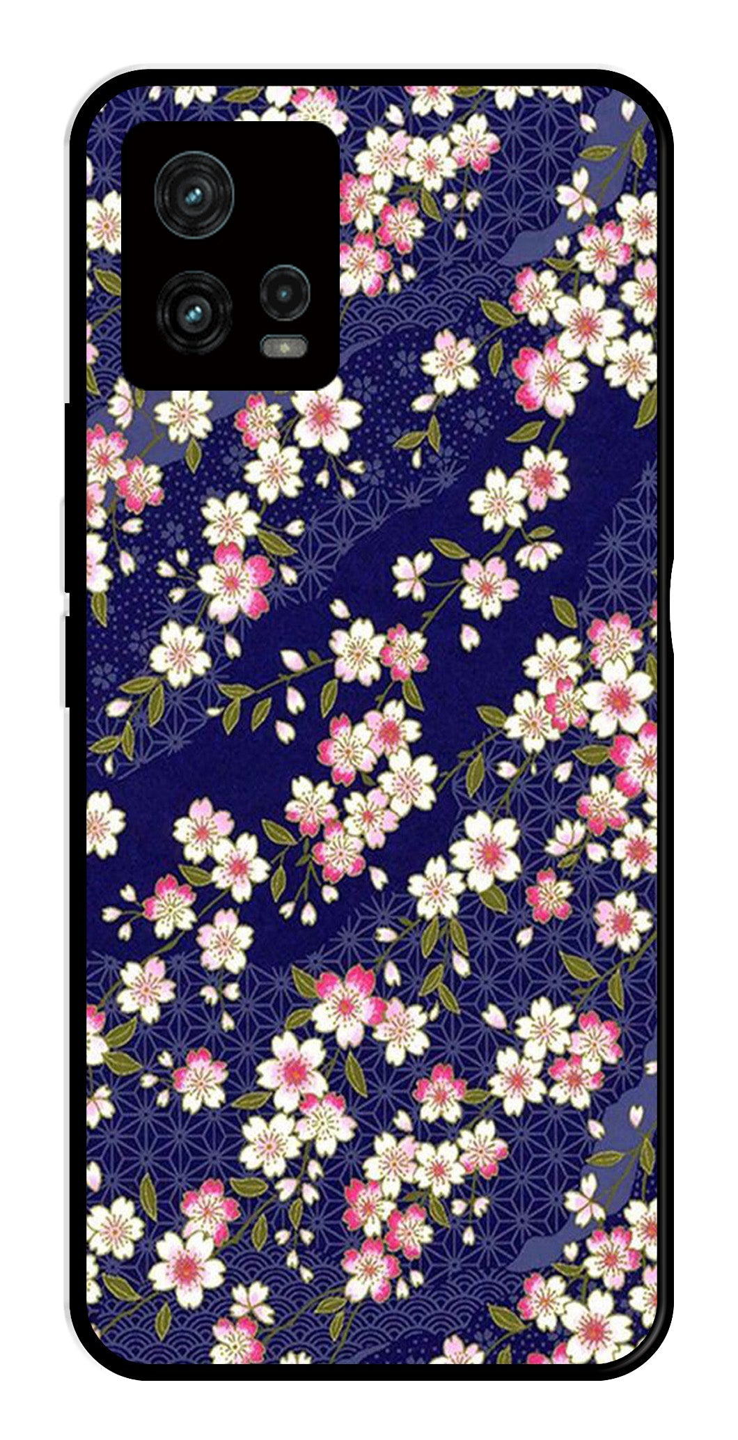 Flower Design Metal Mobile Case for Moto Edge 30 Ultra 5G Flower Design Metal Mobile Case for Moto Edge 30 Ultra 5G (Design No -25)