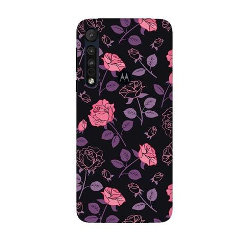 Rose Pattern Mobile Back Case for Moto G8 Plus (Design - 2) Rose Pattern Case for Moto G8 Plus