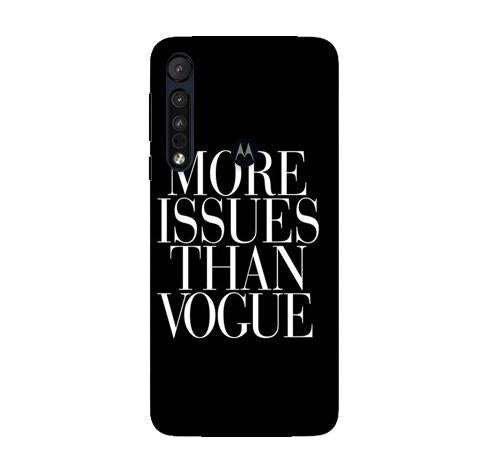 More Issues than Vague Mobile Back Case for Moto G8 Plus (Design - 74) More Issues than Vague Case for Moto G8 Plus