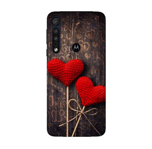 Red Hearts Mobile Back Case for Moto G8 Plus (Design - 80) Red Hearts Case for Moto G8 Plus