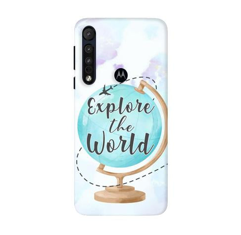 Explore the World Mobile Back Case for Moto G8 Plus (Design - 207) Explore the World Case for Moto G8 Plus (Design No. 207)