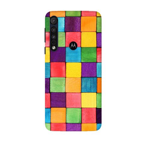 Colorful Square Mobile Back Case for Moto G8 Plus (Design - 218) Colorful Square Case for Moto G8 Plus (Design No. 218)