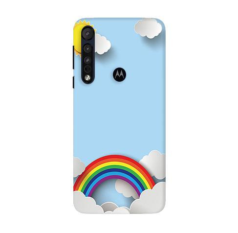 Rainbow Mobile Back Case for Moto G8 Plus (Design - 225) Rainbow Case for Moto G8 Plus (Design No. 225)