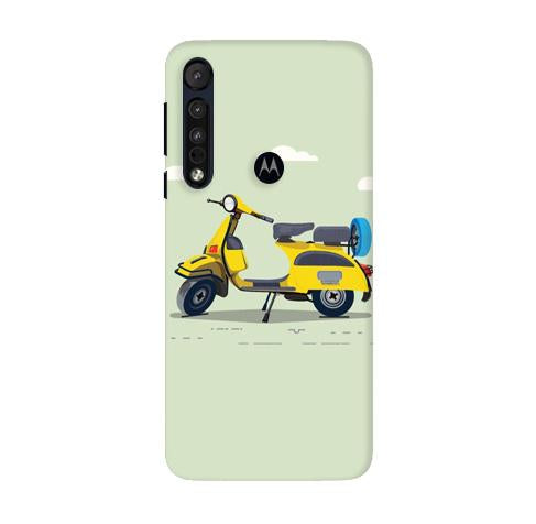 Vintage Scooter Mobile Back Case for Moto G8 Plus (Design - 260) Vintage Scooter Case for Moto G8 Plus (Design No. 260)