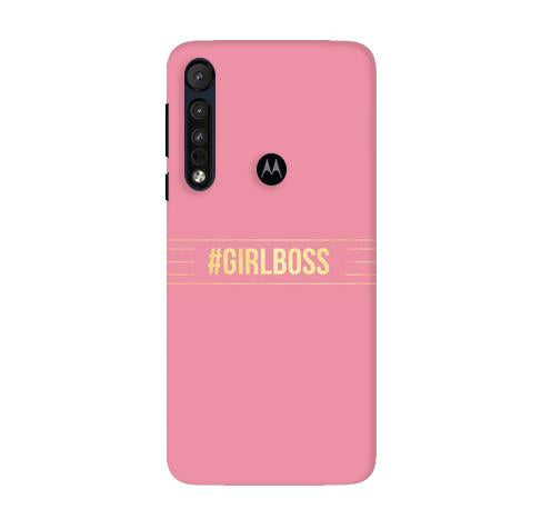Girl Boss Pink Mobile Back Case for Moto G8 Plus (Design - 263) Girl Boss Pink Case for Moto G8 Plus (Design No. 263)