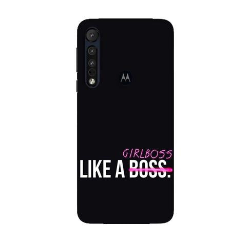 Like a Girl Boss Mobile Back Case for Moto G8 Plus (Design - 265) Like a Girl Boss Case for Moto G8 Plus (Design No. 265)