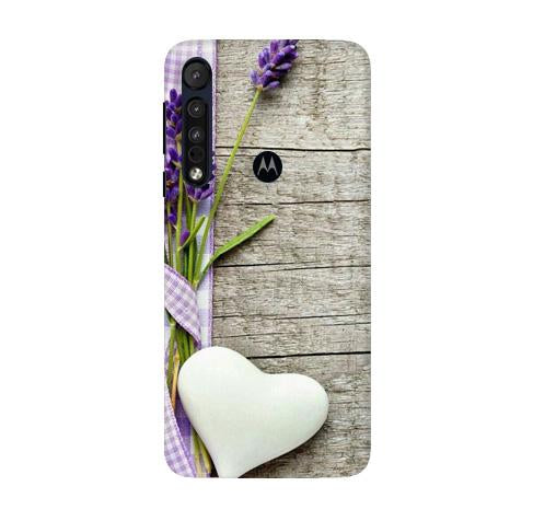 White Heart Mobile Back Case for Moto G8 Plus (Design - 298) White Heart Case for Moto G8 Plus (Design No. 298)
