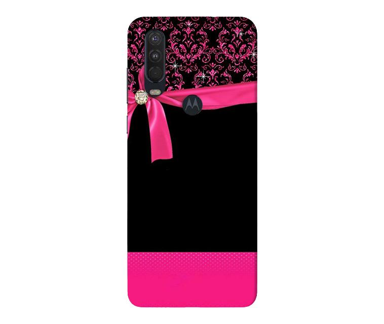 Gift Wrap4 Mobile Back Case for Moto One Action (Design - 39) Gift Wrap4 Case for Moto One Action