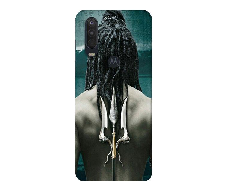 Mahakal Mobile Back Case for Moto One Action (Design - 47) Mahakal Case for Moto One Action