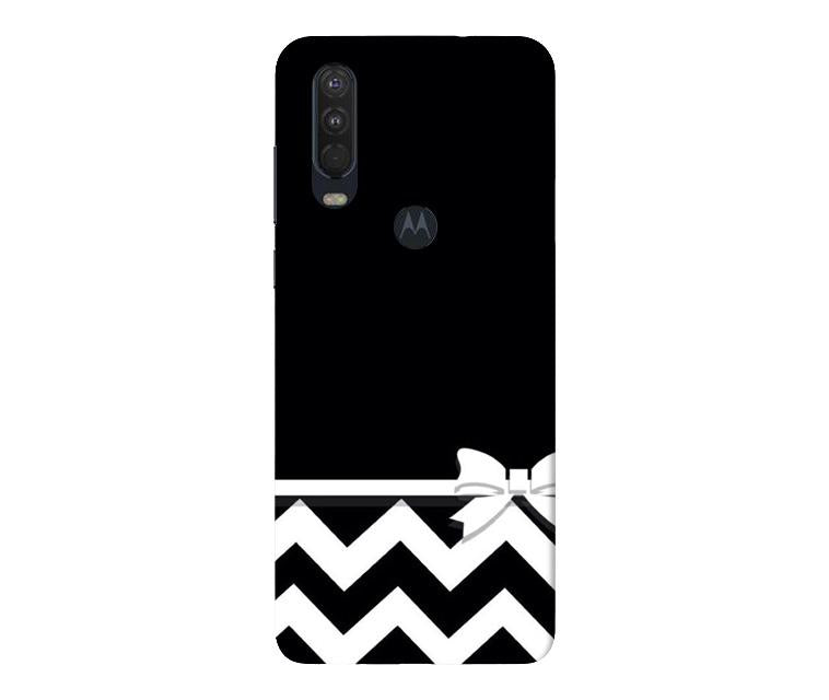 Gift Wrap7 Mobile Back Case for Moto One Action (Design - 49) Gift Wrap7 Case for Moto One Action