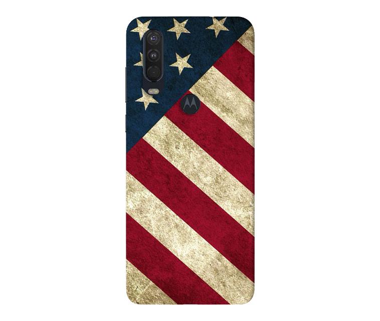 America Mobile Back Case for Moto One Action (Design - 79) America Case for Moto One Action