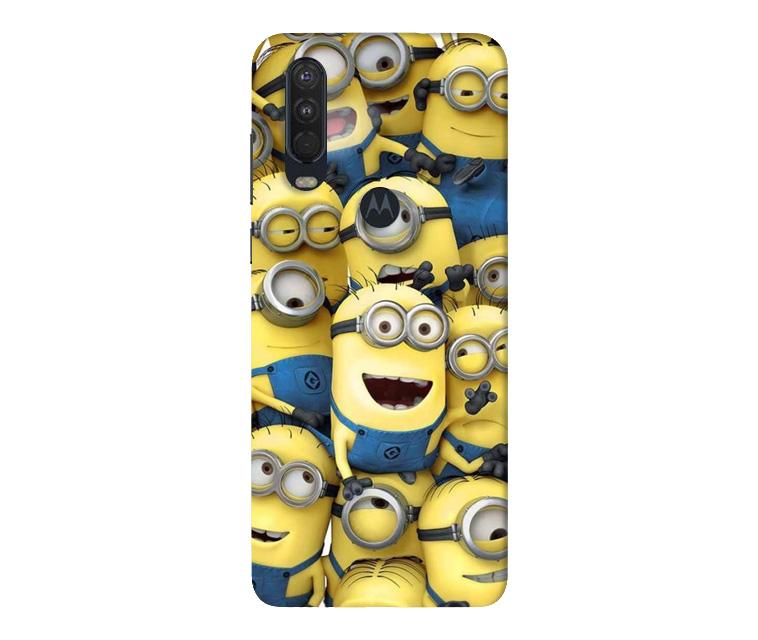 Minions Mobile Back Case for Moto One Action (Design - 127) Minions Case for Moto One Action (Design - 127)