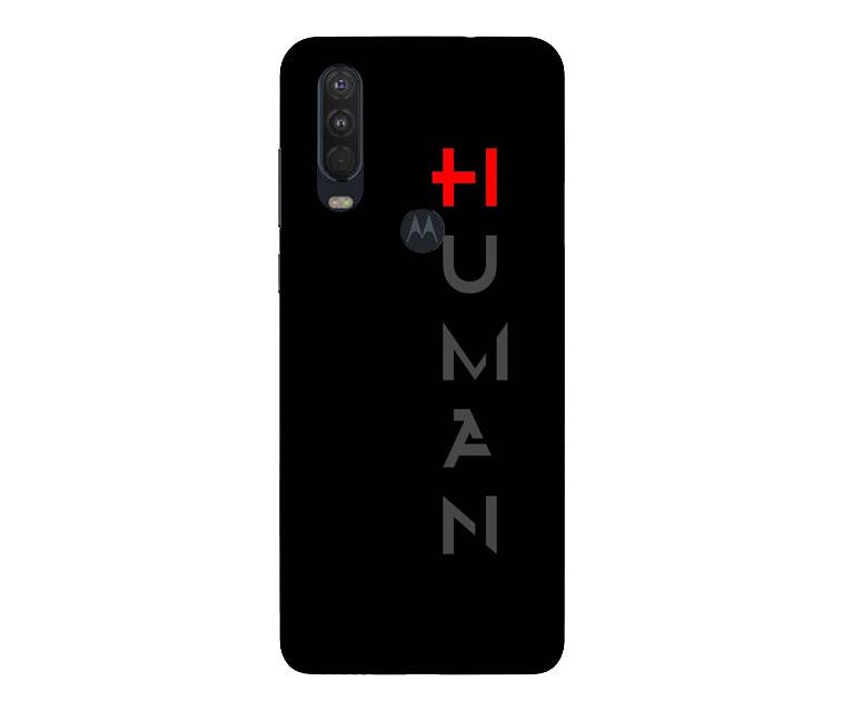 Human Mobile Back Case for Moto One Action (Design - 141) Human Case for Moto One Action (Design - 141)