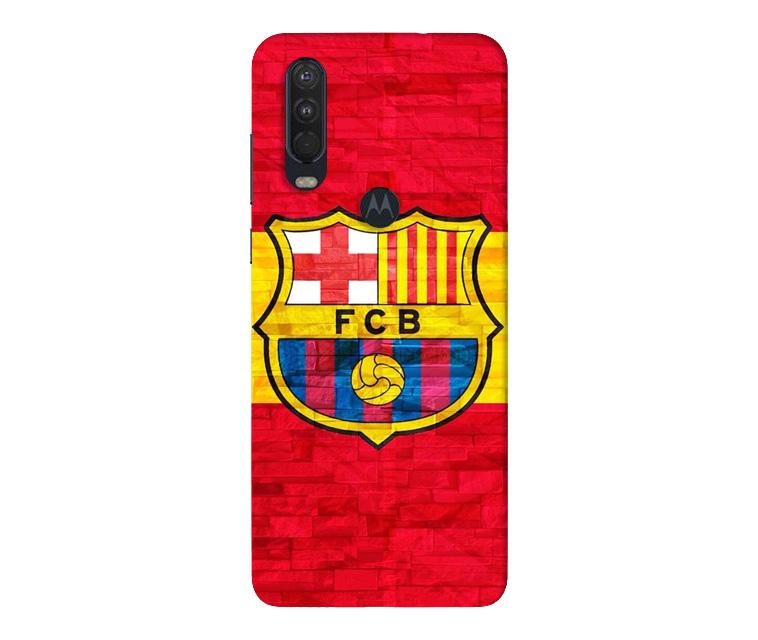 FCB Football Mobile Back Case for Moto One Action (Design - 174) FCB Football Case for Moto One Action (Design - 174)