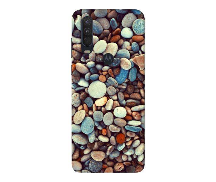 Pebbles Mobile Back Case for Moto One Action (Design - 205) Pebbles Case for Moto One Action (Design - 205)