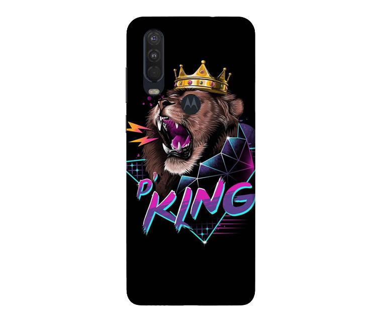 Lion King Mobile Back Case for Moto One Action (Design - 219) Lion King Case for Moto One Action (Design No. 219)