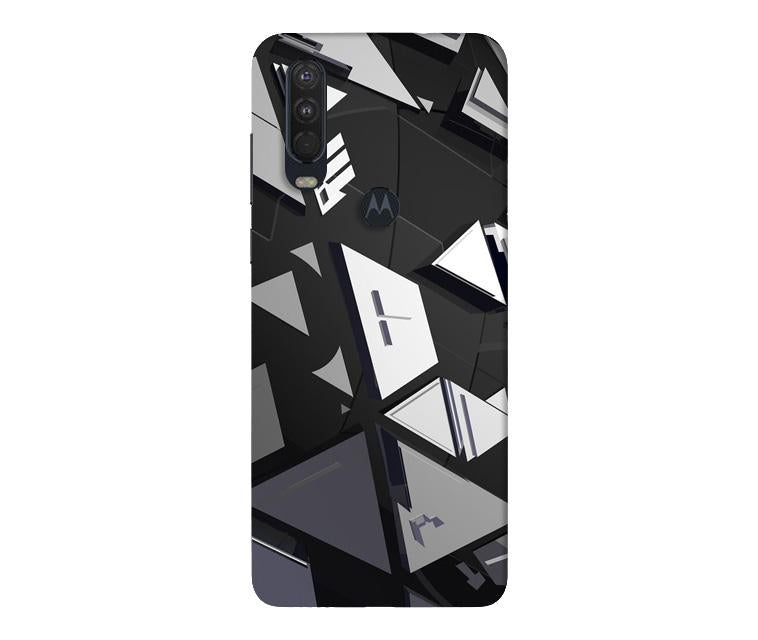 Modern Art Mobile Back Case for Moto One Action (Design - 230) Modern Art Case for Moto One Action (Design No. 230)